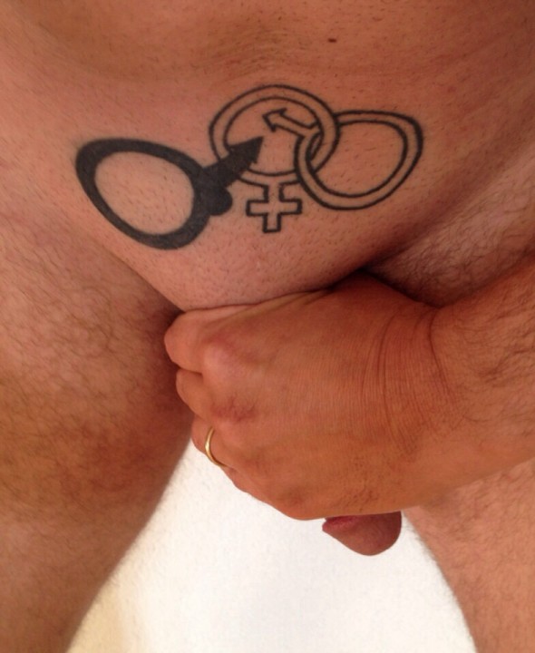 Interracial Amateur Porn Tattoo - Cuckold tattoo - Amateur Interracial Porn